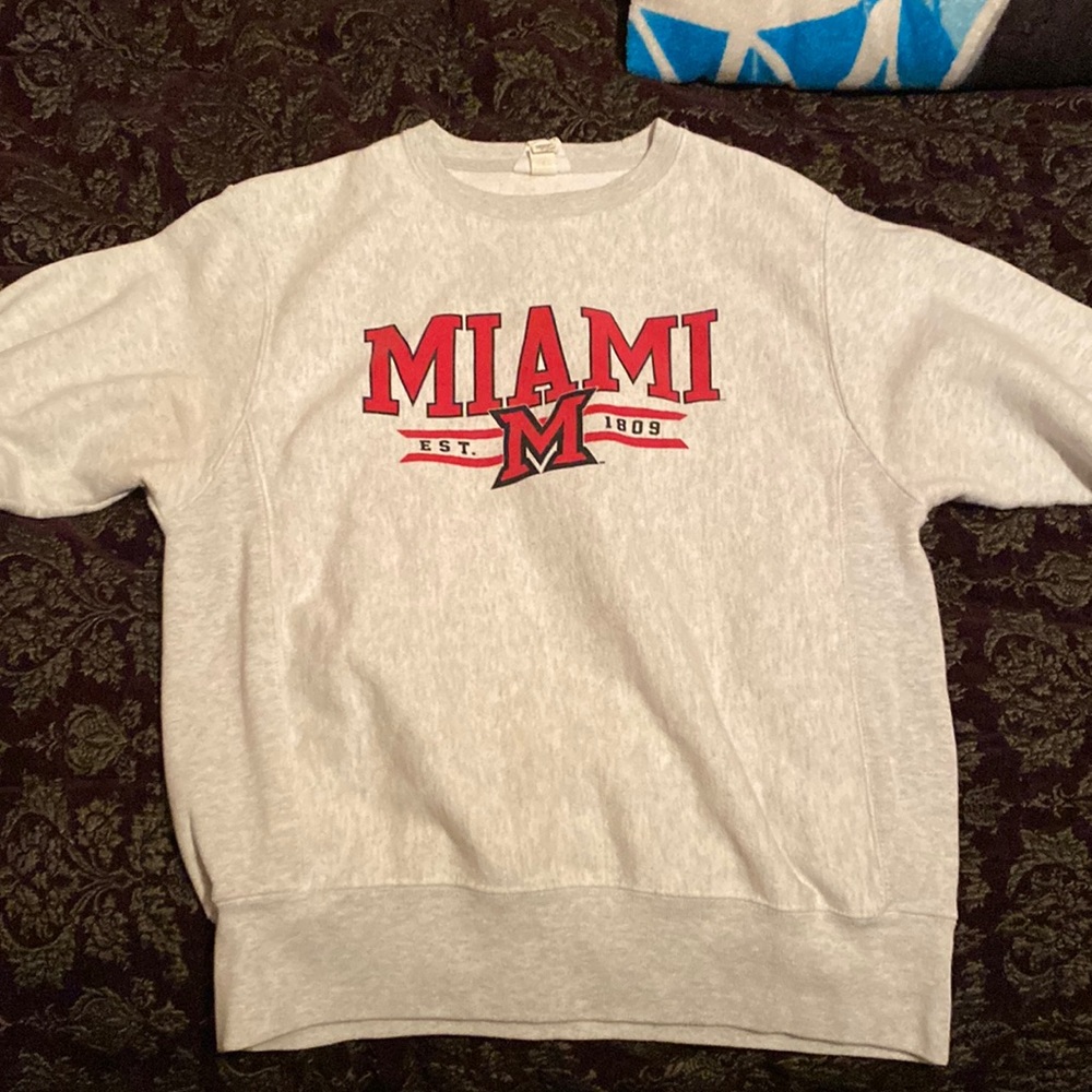 University of Miami Crewneck Sweatshirt (Perfect Condition)
